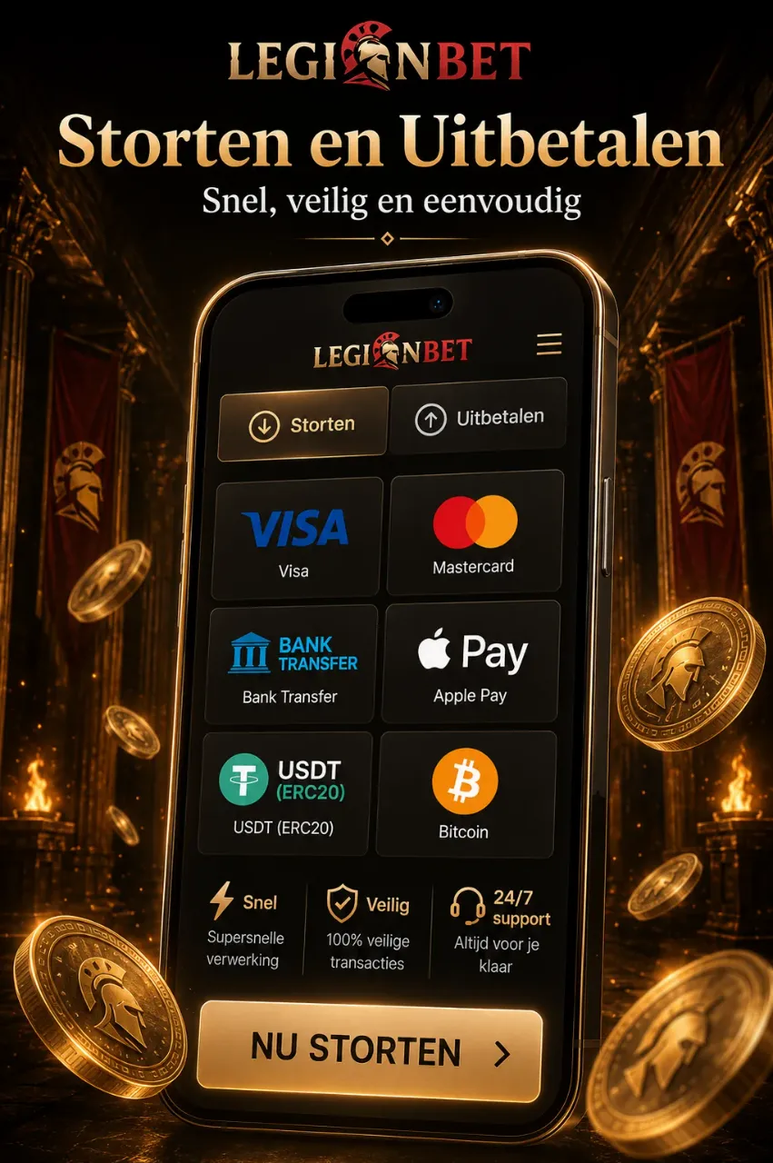 Legionbet Casino — Storten en Uitbetalen