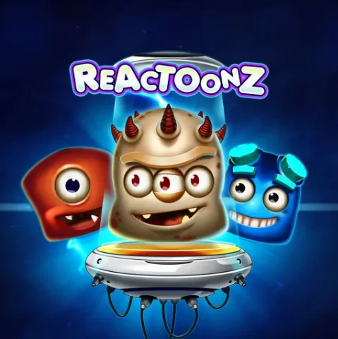 Reactoonz kleurrijke aliens cluster grid