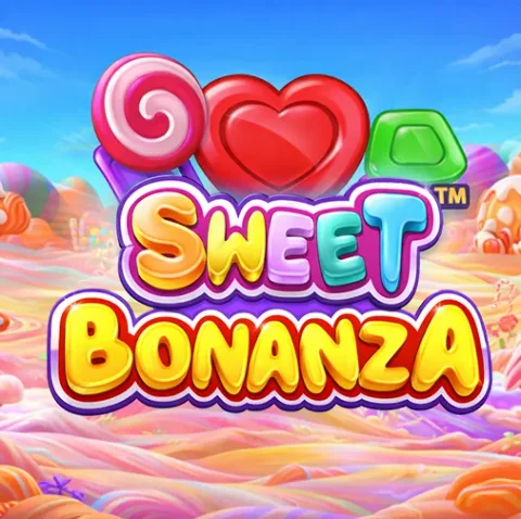 Sweet Bonanza fruitige snoepjes op speelraster